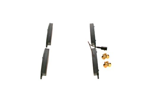 0 986 424 554 BOSCH Kit pastiglie freno con istruzioni montaggio, con