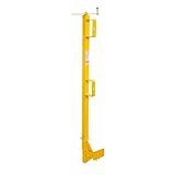 Tie Down Engineering Slab Gripper | Yellow Powder-Coat | For Concrete Decking Work | Accommodates Slabs Up to 24 in. | OSHA Compliant | Compatible with 2x4 Wood Rails | Comes with Toe Board Receiver