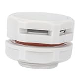 Waterproof IP67 Breather Screw Air Vent Pressure Reducing Valve M16x1.5 Thread, Dustproof Venting Plug for Automotive Industrial Equipment Lighting- White