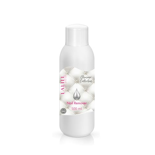 LALILL Removedor de esmalte de uñas 500 ml - Quitaesmalte sin acetona - Nail Polish Remover - Remoción rápida y fácil de esmalte - Sin acetona - Ideal para uñas sensibles