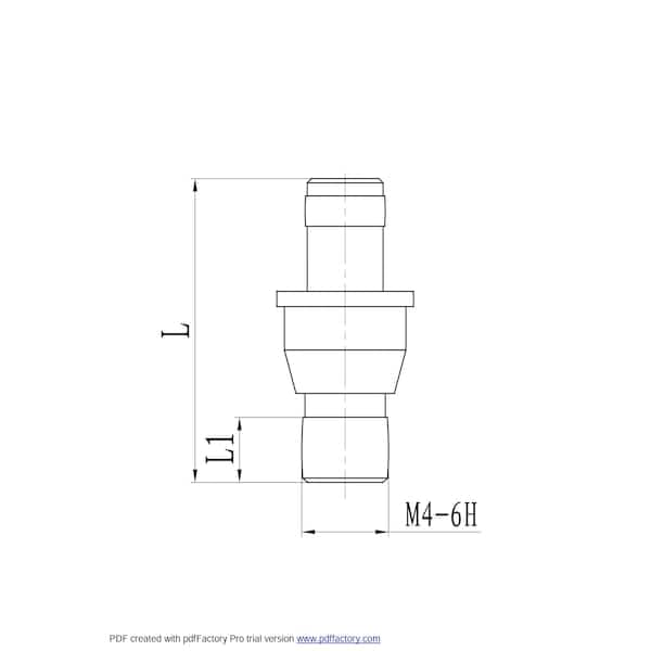 Hhip 2100-0414 Nl-0414 broche de blocage 2 mm hex pour support
