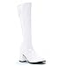 Ellie Shoes Women's Gogo Rain Boot, White, 10 M US