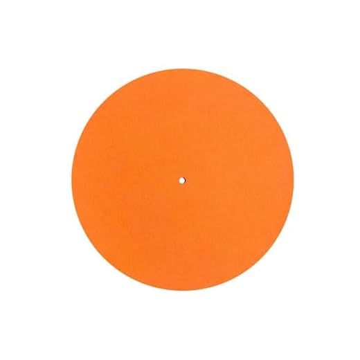Pro-Ject Filt skivspelare matta i designfärger (orange)