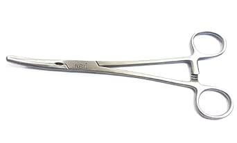 RPJ Hysterectomy vascular Autraumatic Jaw 2X3 Clamp Curved 8 Inch (20 ...