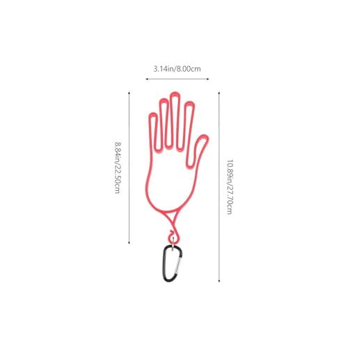 Soportes para guantes de golf portátiles en pack de 4 unidades para percha de todos los tamaños 6