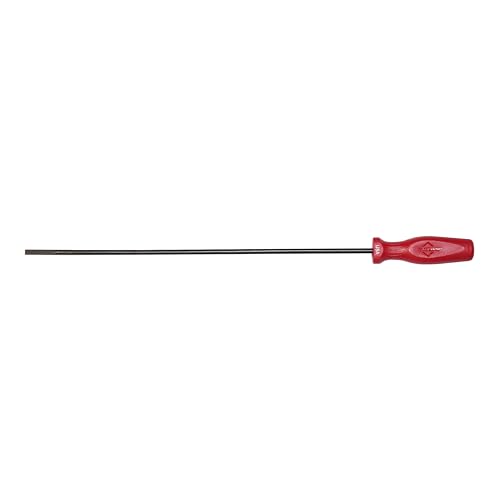 Mayhew Tools 27331 USA Slotted Screwdriver, Red, 1/4-Inch x 16-Inch
