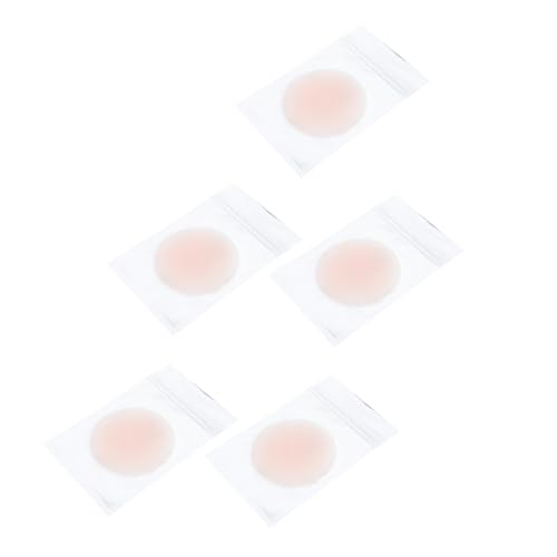 PAMINGONO 5個 まつげシリカゲルを接ぎ木する まつげエクステ用品 まつげパッド まつげホルダーパッド 額ステッカー まつ毛植毛パッド ラッシュトレー 移植まつげ用品 額パッド Beige