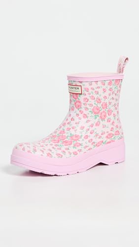 Women's Playful Rose Heart Rain Boots by Hunter Boots2