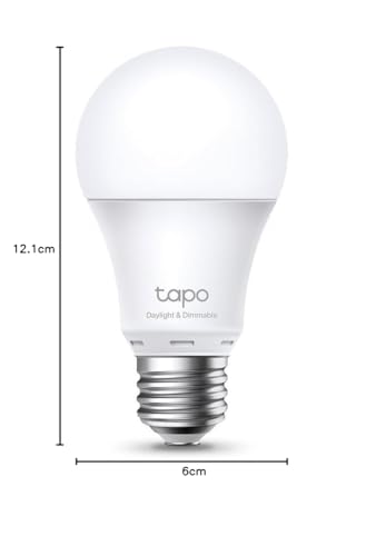 Miniatura 8 de Tapo Tp-Link L520e - Bombilla Led Inteligente, Bombilla Wifi Sin Necesidad De Hub, Blanco Neutro 4000k, Regulable,E27, 8.7w 806lm, Compatible Alexa, Echo Y Google Home