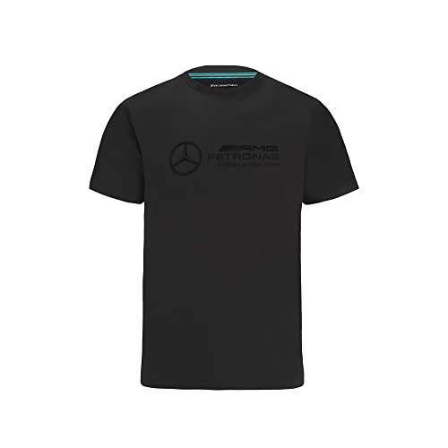 Mercedes AMG Petronas Formula One Team - Official Formula 1 Merchandise - Large Logo T-Shirt - Black - M