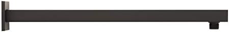Signature Hardware 449646 18" Modern Square Wall Mounted Shower Arm and Flange