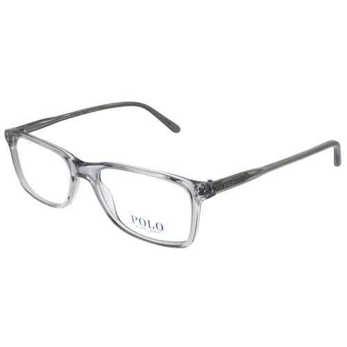 Catálogo de Ralph Lauren Lentes para comprar online. 43 Polo Ralph Lauren Ph2155 - Marcos rectangulares para anteojos graduadas para hombre, Gris transparente, 54 mm