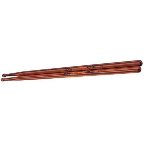 1 Paar 7A Drumsticks Aus Hartem Ahorn, Geröstetem Ahorn, Schlagzeug-Set, Jazz-Trommel, Massivholz-Drumsticks Schlagzeug Sticks Set