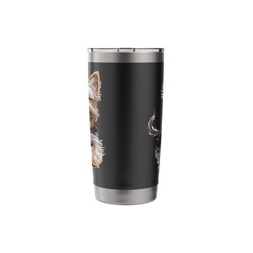 Yorkshire Terrier Yorkie Dog Breed Cute Graphic Stainless Steel Insulated Tumbler