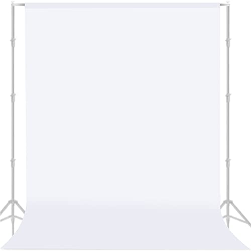 Image of White Screen 8x10 Feet, White Backdrop Background for Photostudio