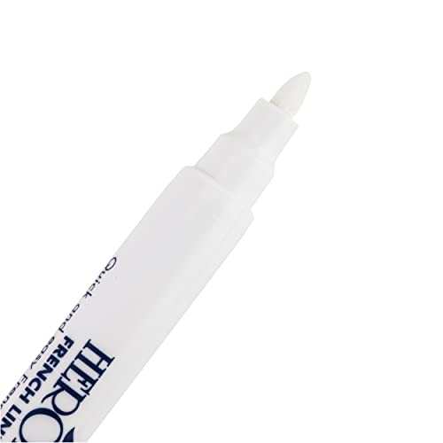 Herôme Cosmetics Herome French Liner - Maniküre Nagellack Pen - French Pen Für die Perfekte French Manicure - .