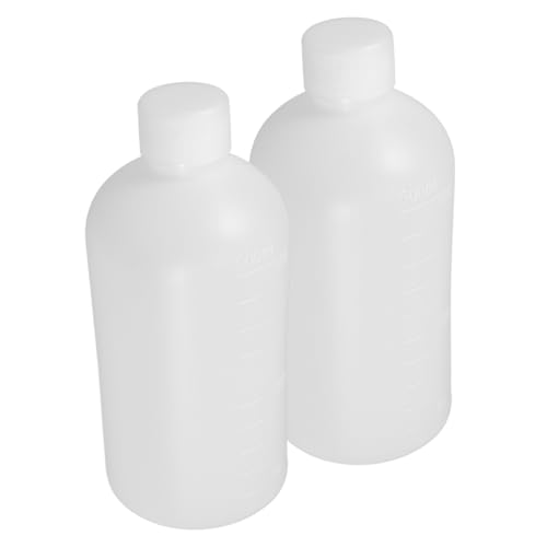 NAMOARLY Bottles 500ml Narrow Mouth Flask Water Bottles Break Resistance Vial Set