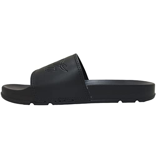 Sandálias Coca Cola, Slide Groove, Masculino, Preto/Preto, 40