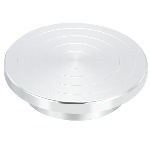 PATIKIL Plato Giratorio para Modelar, 6 Pulgadas de Diámetro, Mesa Giratoria de Arcilla para Decoración de Tartas, Pintura en Spray, Proyectos de Manualidades