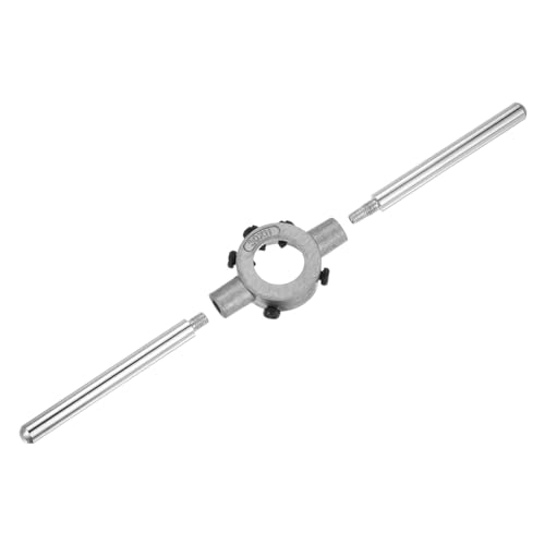 Miniatura 6 de Quarkzman Juego De Llave De Mango Para Terrajas, Terraja Redonda 3 8-24 Unf Y Porta Terrajas De 30mm Compatible Con Terrajas De 3 8 -7 16 Unc Unf Métrica M10-M11