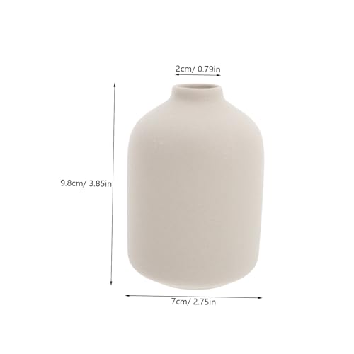Jarrón de cerámica blanco Mipcase estable antivuelco para salón 3