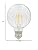 Maxxima G25 LED Light Bulb Globe Filament Bulb - 40 Watt Equal, 500 Lumens 2700K Warm White, E26 Standard Edison Vanity Bulb, Great for Kitchen, Living Room, and Bathroom, Non-Dimmable, 120V - 6 Pack