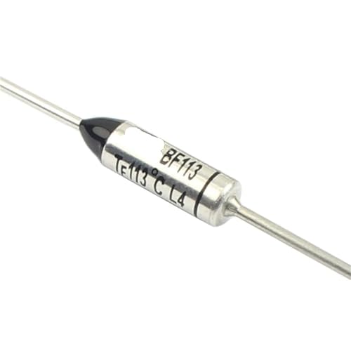 Éviter la surchauffe de poêle : fusible thermique BF113 113 degrés 10A pour sécurité TCO axiale