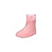 Chaussure Enfants Anti-dérapant Couvre-Chaussures Pluie résistant à l'usure imperméable Couverture extérieur Camping et randonnée Machine sur Chaussure Jetable Gomme Daim Chaussure (Pink, One Size)