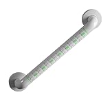 Toiletbeugels, Toiletbeugels For Ouderen, Roestvrijstalen Toiletbeugel Met Binnenband, Eenvoudig Te Installeren Toiletbeugels, Duurzaam En Robuust(White,48x8x8cm)