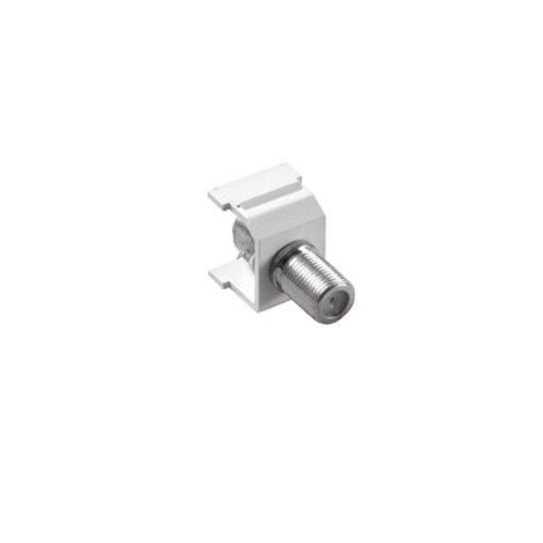 Lutron Claro F-Style Cable Jack, CON-1C-WH, White