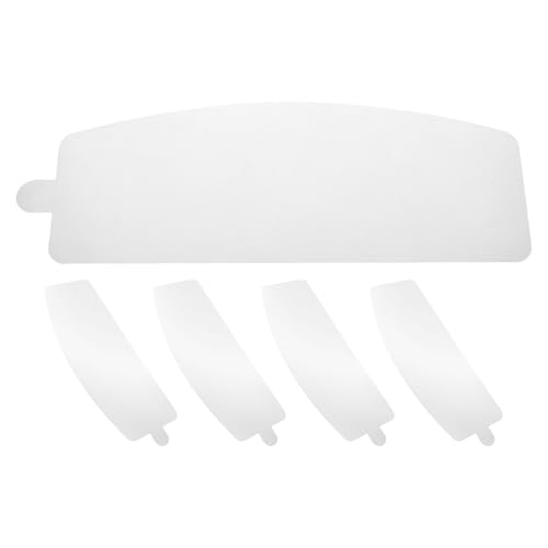 Cabilock Lot de 5 Lentilles de Protection pour Casque de Sablage, Écran de Rechange Transparent, Épaisseur 0,25 mm, Longueur 405 mm pour Cagoule de Sablage...