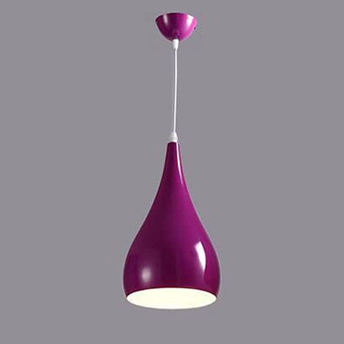 DONHEK Teardrop Pendant Light Industrial Hanging Lights Metal Ceiling Lamp, Single Kitchen Island Lighting Fixture Dining Room Drop Ceiling Lamps Bar Clubs Suspended Lights Star of Light