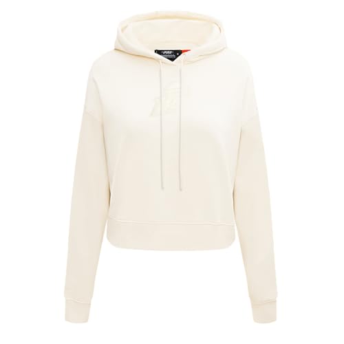 Sudadera corta WNBA de mujer con capucha y rizo francés cómodo