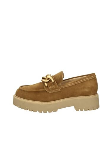 Scarpe Donna Zeppa Alta Eleganti NERO GIARDINI MOCASSINI DONNA NERO GIARDINI Marrone