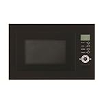 Cookology Essentials AEMWG25BK Built-in Microwave Oven & Grill - 25L Compact Microwave - 900W Power - 1000W Grill - 8 Auto Programs - 5 Power Levels - Defrost Program - Child Safety Lock - Black