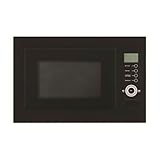 Cookology Essentials AEMWG25BK Built-in Microwave Oven & Grill - 25L Compact Microwave - 900W Power - 1000W Grill - 8 Auto Programs - 5 Power Levels - Defrost Program - Child Safety Lock - Black