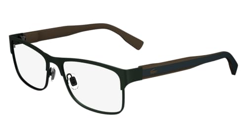 Lunettes de vue Lacoste L2294 homme monture verte mate légère 57mm