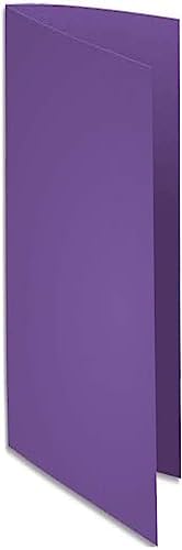 Exacompta Pasta de corte quadrado rochas, 24 x 32 cm, 210 g - Roxo, pacote com 100