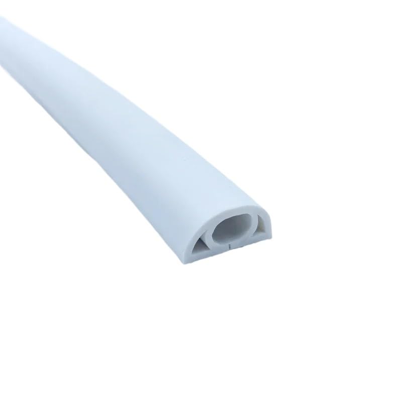 Protection de câble au sol en PVC blanc de 20mm pour sécuriser les fils de votre salon