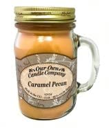 Our Own Candle Company Caramel Pecan Scented 13 Ounce Mason Jar Candle #TOP21