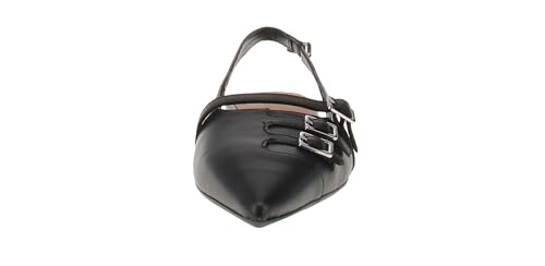 Vagabond Shoemakers Hermine Leather Slingback Flat Black EU 41 (US Women's 11) M3