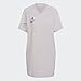 adidas Originals Womens Always Original Tee Dress, Almost Pink, X-Small