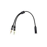 Large compatibilité : le câble répartiteur audio/micro 3.5 mm est compatible avec les appareils dotés d'un port audio 3.5 mm : smartphones, ordinateurs portables, tablettes et consoles jeux (pour PS4/PS5, pour Xbox). Il fonctionne parfaitement avec les applications VoIP comme pour Skype ou les programmes chat, MSN Messenger, Yahoo, Google Voice, Facebook Messenger, etc. ★ REMARQUE : compatible avec les casques CTIA standard, non compatible avec les casques pour iPhone, pour Bose et pour Beats.
