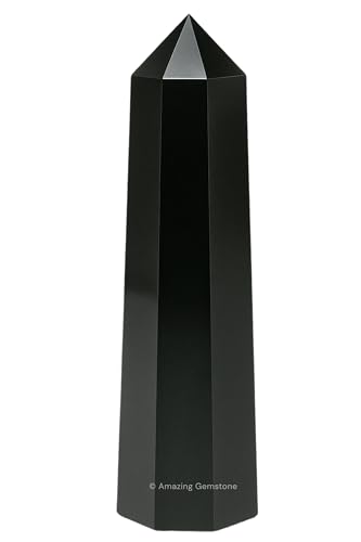 Amazing Gemstone Black Obsidian Crystal...
