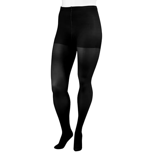 Image of Juzo Soft 2001 Pantyhose 20-30 mmHg Closed Toe Compression Hose for Men & Women, Regular