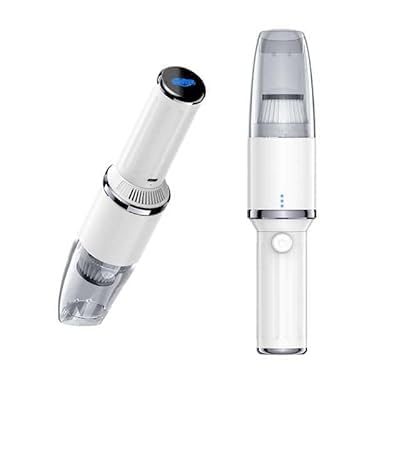 ESWUTA Versatile Cordless 2 in 1 Rechargeable Mini Car Vaccum Cleaner Dust Buster & Air Blower with 8000Pa Suction Power USB Type-C 120W High-Power Powerful Motor (Vacum Cleaner_Wht_1)-image-5