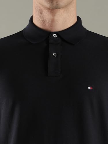 Image of Solid Regular fit Cotton Polo t-Shirt