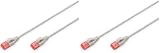 DIGITUS LAN Kabel Cat 6-3m - Slim - RJ45 Netzwerkkabel - UTP Ungeschirmt - Kompatibel zu Cat-6A -...