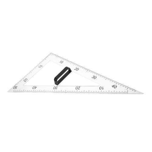 Règle triangulaire de 60 degrés magnétique pour cours de géométrie au collège