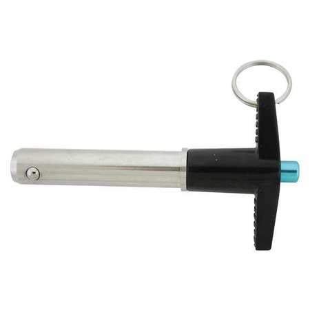 Ball Lock Pin T-Handle 5/8 Pin Dia.